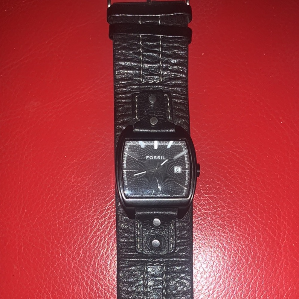 Fossil genuine leather watch